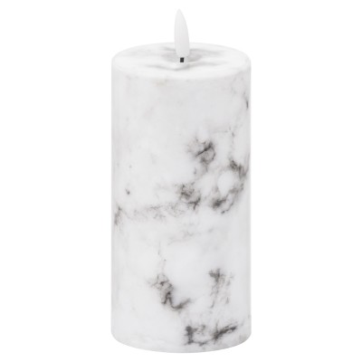 LED Marble Candle 3x6