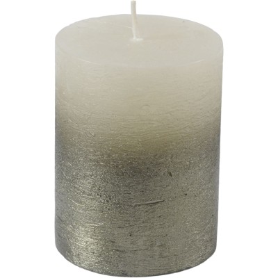 White And Green Ombre Candle 10x10