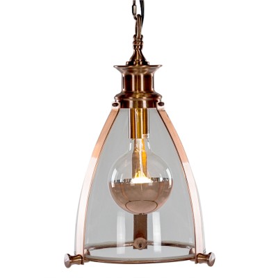 Alaric Copper Lantern Ceiling Pendant 