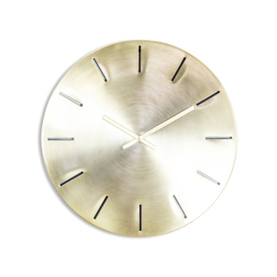 Large Solid Gold Face Wall Clock