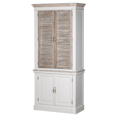 Liberty Linen Cupboard With Louvred Doors