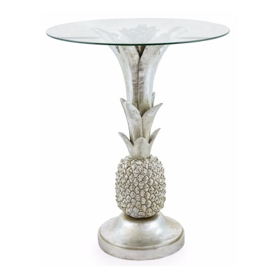 Antique Silver Pineapple Side Table