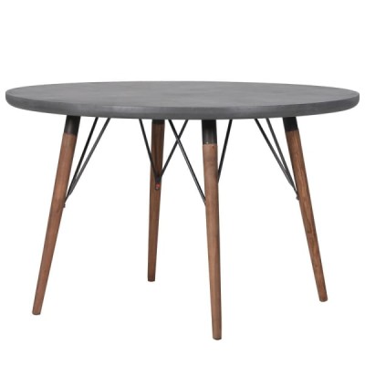 Theon Grey Round Dining Table