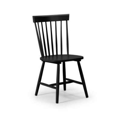 Torino Black Wooden Dining Chair