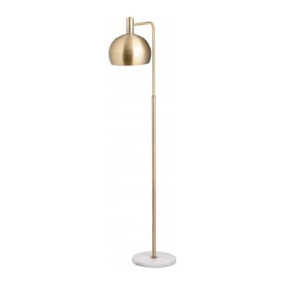 Colson Marble And Brass Floor Lamp