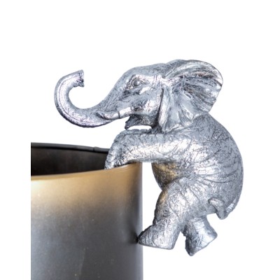 Silver Elephant Pot Hanger