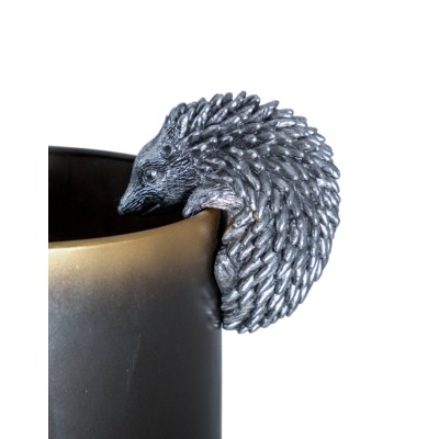 Silver Hedgehog Pot Hanger