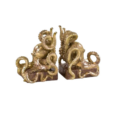 Olly Octopus Pair Of Bookends