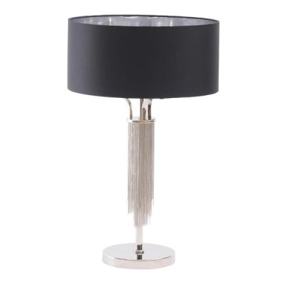 Cascade Chains Table Lamp With Black Shade