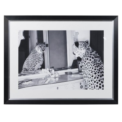 Leopard Reflection Print